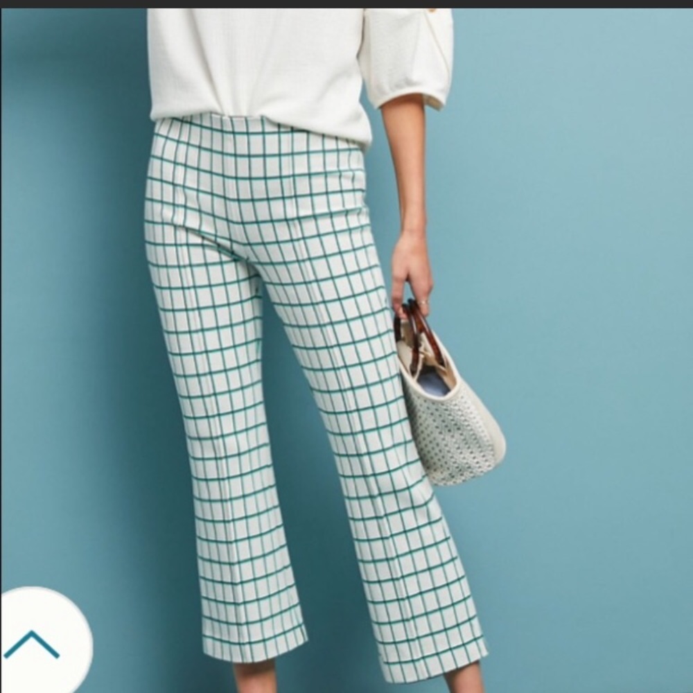 Anthropologie the Essential Crop Flare Pants